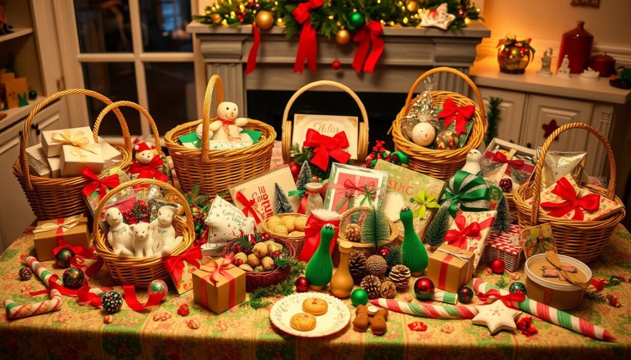 DIY gift basket assembly